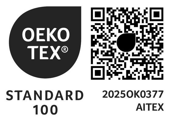 OEKO-TEX Standard 100 label, 2025OK0377 AITEX